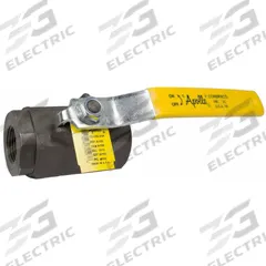 APOLLO Manual Two-Way Ball Valve: 1 1/4 in, Carbon Steel, Straight, FNPT x FNPT, Full Port Ball Port (MPN 7210627A). Key specifications — Ball Material: Steel; Brand: APOLLO; Stem Material: A108 Carbon Steel; Handle: Locking Lever.