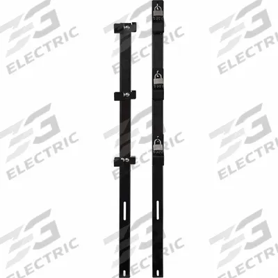 BUYERS PRODUCTS Trailer Accessories: Lockable Trimmer Rack (3‑Position) - Trailer Frame-Mount Tool Holders