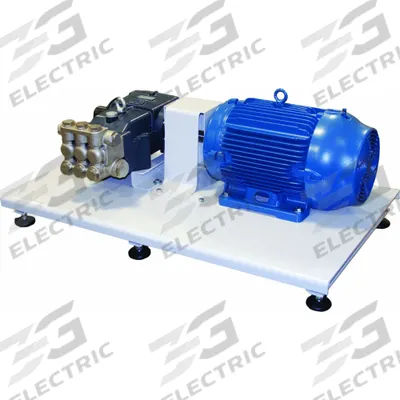 A.R. NORTH AMERICA Pump Skid: Skid Mount, Three-Phase, 4,350 psi, 9.6 gpm - Cold Water Pressure Washers