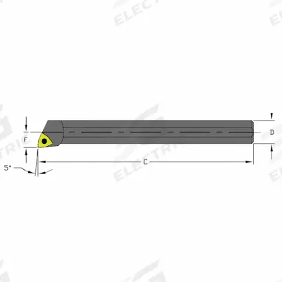 ULTRA-DEX USA Indexable Boring Bar: S06K SWLCL2 (MPN 957-000-269) - Indexable Boring Bars