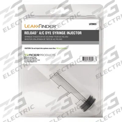 LEAKFINDER Leak Detection Kit: Dye Syringe Injector, 1 Pieces - A/C Dye Syringe Kits