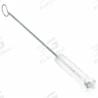 Radial End Brush: 8 in Overall Lg, Nylon, Natural, 3 in Brush Head Lg, 1/2 in Bristle Lg (MPN 06130). Key specifications — Brand: TANIS; Non-Sparking: No; Bristle Color: Natural; Bristle Material: Nylon.