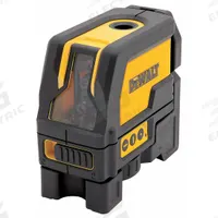DEWALT Cross Line and Plumb Laser: 2 Lines and 2 Dots, Red Beam, 0 Planes, ±1/8 in @ 30 ft Accuracy (MPN DW0822). Key specifications — attr935979: Alkaline; attr934757: DEWALT; attr936112: ±1/8 in @ 30 ft; attr936114: Electronic Self-Leveling.