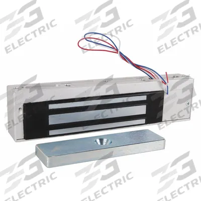 SECURITRON Electromagnetic Lock: 10 1/2 in Lg, 1 11/16 in Wd - Single-Door Magnetic Locks
