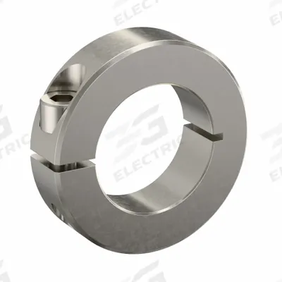 RULAND MANUFACTURING Shaft Collar: 1-Piece, Inch, Round, Clamp-On, 1 1/8 in Bore Dia - Stainless Steel Shaft Collars