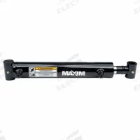 MAXIM Welded Hydraulic Cylinder: 4 in Bore Dia., 8 in Stroke Lg, 18 in Retracted Lg, 37,690 lb (MPN 288365). Key specifications — attr95618: Double Acting; attr98893: MAXIM.