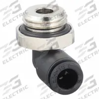 LEGRIS Push-Fit Elbow Fitting: 6 mm OD x 1/4 in Pipe Size, Push-to-Connect x MBSPP, Black, 10 PK (MPN 3199 06 13). Key specifications — Brand: LEGRIS.