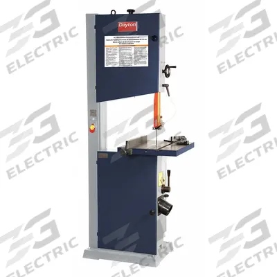 Dayton Band Saw: Vertical, Manual, 12 in x 17 3/4 in, 1 Phase - Combination Band Saws