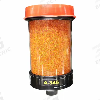 AIR SENTRY Desiccant Breather Replacement Cartridge: Silica Gel, 2 Micron Rating - Replacement Cartridges for Hydraulic Tank Desiccant Breathers