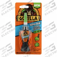 GORILLA Instant Adhesive: Super Glue Micro Precise Gel, Gen Purpose, 0.19 fl oz, Tube, Clear, Gel (MPN 102177). Key specifications — Series: Super Glue Micro Precise Gel; Standards: 29 CFR 1910.1200; Primary Applications: General Purpose; Materials Bonded: Paper; Brand: GORILLA; Secondary Compatible Materials: Plastics.