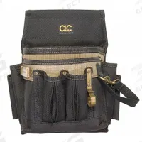 CLC Tool Pouch: For 3 in Belt Wd - Max, 10 Pockets, Black (MPN 1505). Key specifications — Closure Type: Open Top; Attachment: Snap Loop; Color: Black; Brand: CLC.