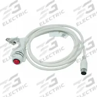 CREST HEALTHCARE SUPPLY Call Cord: 8-Pin DIN, 9938W-7. Key specifications — End Connection Type: 8-Pin DIN; Standards: FDA Listed; Manufacturer Part Number: 9938W-7; Color: White; Brand: CREST HEALTHCARE SUPPLY; Call Station Type: Call Cord; Part Type: Electrical Cables & Adapters.