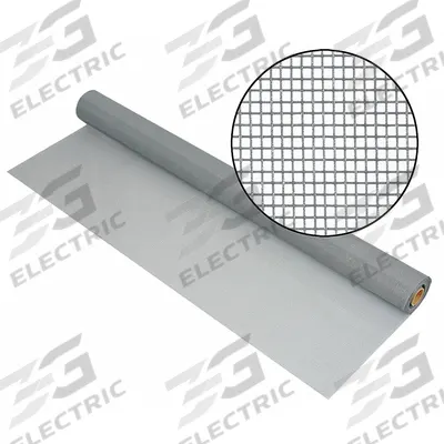 PHIFER Replacement Screen: Fiberglass, Gray, 18 x 16 Mesh Size, 3 ft Wd - Fiberglass Door and Window Screen