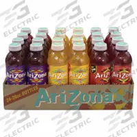 ARIZONA Juice Drink: Assorted, Non-Caffeinated, Bottle Beverage Pack, Liquid, 20 oz Net Wt (MPN 74213)
