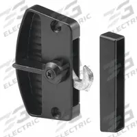 PRIME-LINE Latch and Pull: Sliding Handle and Latch Kit, 2 5/8 in Overall Ht, 3/8 in Overall Lg (MPN A 155). Key specifications — Brand: PRIME-LINE; Finish: Unfinished; Product Type: Sliding Handle and Latch Kit; Color: Black.