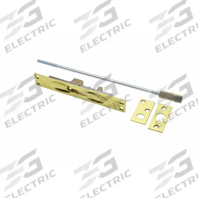 ROCKWOOD Door Bolt: Flush Bolt, 6 3/4 in Ht, 1 in Wd - Door Bolts