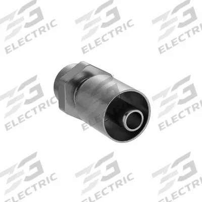 PARKER Hydraulic Crimp Fitting: Steel x Steel, Straight, -10 For Hose Dash Size - Parker Crimp Hydraulic Hose Fittings with Metric Connection
