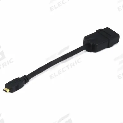 MONOPRICE Adapter: (1) Micro HDMI Male x (1) HDMI Female Adapter - Analog & Digital Video Splitters & Adapters