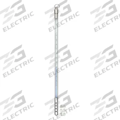 VEE GEE Armored Liquid In Glass Thermometer: -4°F to 230°F, Partial Immersion - Partial-Immersion Armored Liquid-in-Glass Lab Thermometers