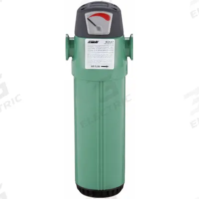 SPEEDAIRE Compressed Air Filter: 1 micron, 1/2 in NPT, 58 cfm, 290 psi Max Op Pressure - Coalescing Filter for Oil Removal
