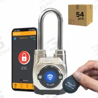 EGEETOUCH Bluetooth Padlock: Silver, Zinc Die-Cast, Long Shackle, Stainless Steel Shackle (MPN 5-02502-94-54). Key specifications — attr1351169: Bluetooth; attr1320070: Series 5th Gen; attr1314123: EGEETOUCH.