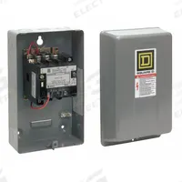 SQUARE D NEMA Magnetic Contactor: Non-Reversing, 3 Poles, NEMA Size 2, 45 A, 120V AC (MPN 8502SDG2V02S). Key specifications — Brand: SQUARE D.