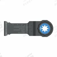 METABO Oscillating Tool Blade: 1 1/4 in Blade Wd, 2 in Overall Lg, Plunge Cutting, High Carbon Steel (MPN 626948000). Key specifications — attr1097473: Stainless Steel; attr1097476: METABO; attr1097456: Plunge Cutting.
