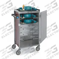 LAKESIDE Food Tray Cart: 6 Trays, Non-Pass-Through, 1 Doors, Stainless Steel, 46 7/8 in Overall Ht (MPN 654W). Key specifications — Manufacturer Part Number: 654W; Brand: LAKESIDE; Caster Configuration: (4) Swivel; Color: Walnut; Material: Stainless Steel; Pass-through / Non-Pass-through: Non-Pass-Through; Insulated: No; Product Type: Food Tray Cart.