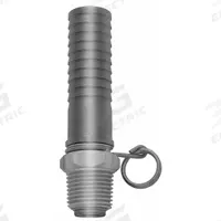 SANI-LAV Swivel Hose Adapter: Stainless Steel, Stainless, 3 3/4 in Overall Lg, Barb (MPN N21S). Key specifications — Inlet Connection Type: Barb; Brand: SANI-LAV; Color/Finish: Stainless; Includes: Trigger Lock Ring; Material: Stainless Steel; Product Type: Hose Adapter.