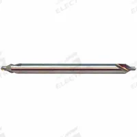 KEO Center Drill: Plain Type, #4, 60°, 4 in Overall Lg, AlTiN Coated High Speed Steel (MPN 907-000-785). Key specifications — Brand: KEO; End Type: Double End.