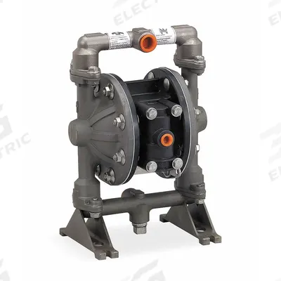 ARO Double Diaphragm Pump: 316 Stainless Steel Body, 1/2 in, NPT Connection - Stainless Steel Housing AODD Pumps
