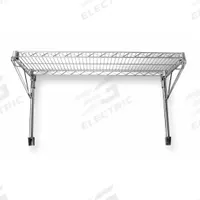 APPROVED VENDOR Wire Wall Shelf: 48 in x 18 in, 1 Shelves, 250 lb Load Capacity per Shelf, Post (MPN 2HGD5). Key specifications — Mounting Mechanism: Post; Material: Steel; Finish: Chrome; Color: Silver; Brand: APPROVED VENDOR.