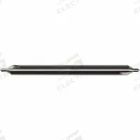 KEO Center Drill: Plain Type, #8, 60°, 6 in Overall Lg, TiN Coated Carbide (MPN 907-000-711). Key specifications — Brand: KEO; End Type: Double End.