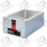 Food Warmer: 14 qt Capacity, 1,000 W Watt, Silver, 8 1/2 in Overall Ht, 14 in Overall Wd, 72000. Key specifications — Brand: VOLLRATH; Color: Silver; Manufacturer Part Number: 72000; Product Type: Food Warmer; Voltage: 120V AC.