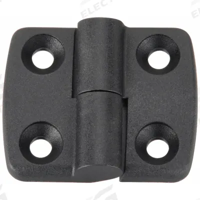 FATH INC. Lift Off Hinge: 48 mm x 59 mm, 30 Series, For 8 mm Slot Wd, Black, Polyamide - Captive Lift-Off Hinges
