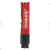 DIABLO Hole Saw: 11/16 in Saw Dia., 4 Teeth per Inch, 1 5/8 in Max. Cutting Dp, Bi-Metal (MPN DHS0688). Key specifications — attr1098070: 4; attr1098087: DIABLO; attr1098073: Snap-Lock Plus™.