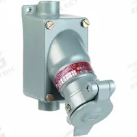 HUBBELL Pin and Sleeve Receptacle: Gray, 115/230V AC, Single Phase, 20 A, 3 Pole, 2 Wire (MPN KRS-218-220). Key specifications — Brand: HUBBELL.