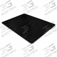 FLOORTEX Chair Mat: Rectangle, 0.09 in Thick, 60 in Overall Lg, 48 in Overall Wd, Black, PVC (MPN 114860LEBV). Key specifications — Brand: FLOORTEX; Material: PVC.