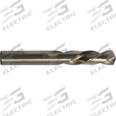 CLE-LINE Mechanics Length Drill Bit: 13/32", 135° Split Point, Straw/Bronze Cobalt, Left Hand (MPN C30526). Key specifications — attr1233794: 0.4063.