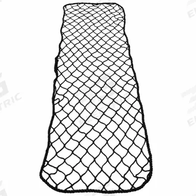 US NETTING Conveyor Safety Netting: 25 ft Net Lg, 3 ft Net Wd, 1/2 in Rope Dia, Nylon - Heavy Duty Conveyor Netting