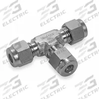 HAM-LET Compression Tee Fitting: 18 mm OD x 18 mm OD x 18 mm OD Fitting Size, Stainless Steel (MPN 764L SS 18MM). Key specifications — Compatible Fitting Brands: Swagelok; Brand: HAM-LET.