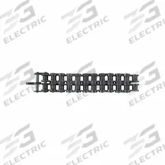 MARTIN Coupling Chain: 40, 8 in Chain Lg, 1/2 in Pitch, Steel, 16 Links, 0.642 in Chain Overall Wd (MPN 4016-CHN). Key specifications — attr673438: 40; attr673448: 4016; attr673467: Steel; attr85393: MARTIN.