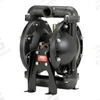 ARO Air Operated Diaphragm Pump: Aluminum Body, 1 in, NPT Connection, 35 gpm, 270 ft Max. Head (MPN 666100-3C9-C). Key specifications — Brand: ARO; Seat Material: PP; Check Valve Material: Hytrel.
