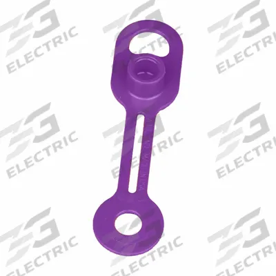 TRICO Color Coded Grease Zerk Caps: 1/4"-28 Thread Size, Purple - Dust Caps for Grease Fittings