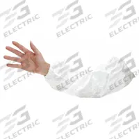 DUPONT Protective Sleeves: ISO 5, 100 Federal 209E Clean Room Class, Sterile, Bound Seam, 100 PK (MPN IC501BWH0001000S). Key specifications — Color: White; Seam Style: Bound; Brand: DUPONT.