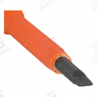 KLEIN TOOLS Insulated Slotted Screwdriver: Induction Hardened Steel, 1/8 in Tip Size, Std Lg (MPN 612-4-INS). Key specifications — attr1205183: 1/8 in; attr1205186: Cushion; attr1205189: KLEIN TOOLS.