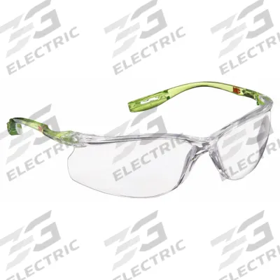 SOLUS Safety Glasses: Clear Lens, Frameless, Scotchgard Anti-Fog - Padded Comfort-Fit Safety Glasses