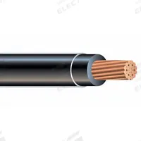 Building Wire: Copper, 6 AWG, 1 Conductors, Stranded, Black, 1,000 ft Lg, THHN/THWN-2 (MPN 20493305). Key specifications — Voltage: 600 V; Brand: SOUTHWIRE.