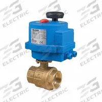 BONOMI Electrically Actuated Two-Way Ball Valve: 1 1/2 in, Brass, 100 to 240V AC, FNPT x FNPT (MPN 8E064LF-003-1-1/2). Key specifications — Included Mounting: ISO 5211 Actuator Mounting Pad; Brand: BONOMI; Stem Material: Brass; Actuator Features: Manual Override.