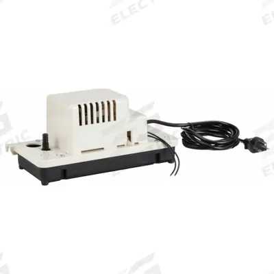 LITTLE GIANT Condensate Removal Pump: 230V AC, 7/16 gal Tank, 1/16 hp, 1.33 gpm - Low-Profile & Slim Condensate Tank Pumps